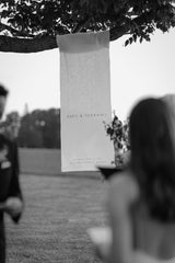 LINEN / Welcome Sign