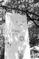 LUMIÈRE / Linen Welcome Sign 01