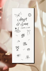 LUMIÈRE / Linen Welcome Sign 01