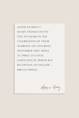 NEW ROMANTICS / 02 Invitation