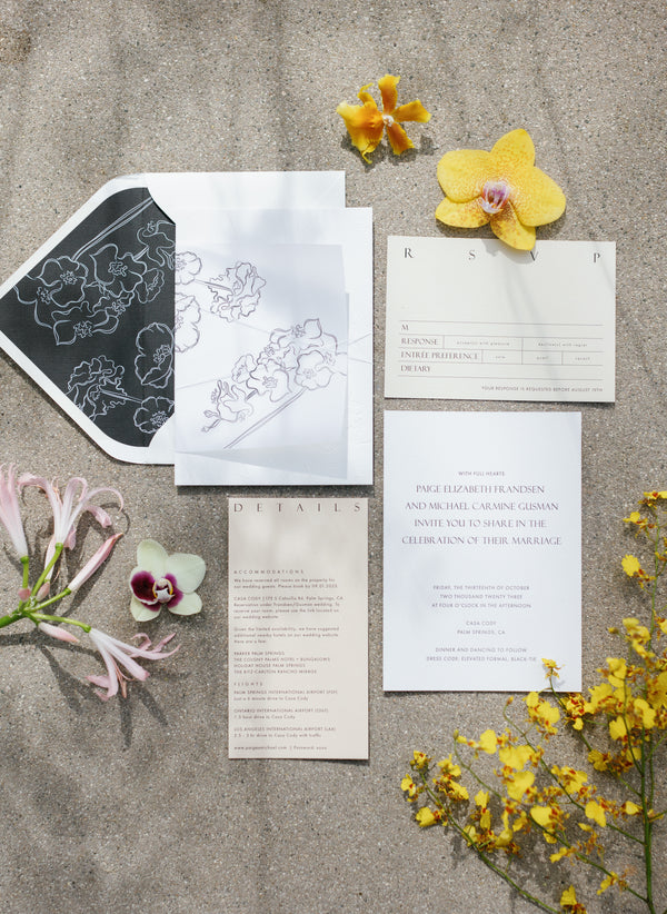 Paper Paper Co Wedding Stationery Invitation Suite
