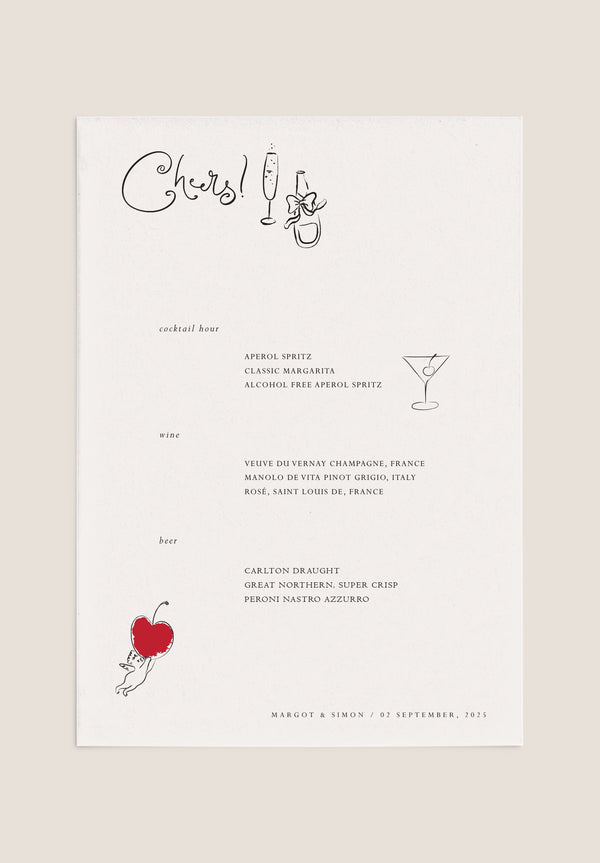 DELLA VITA / Bar Menu 01