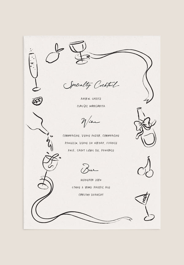 DELLA VITA / Bar Menu 03