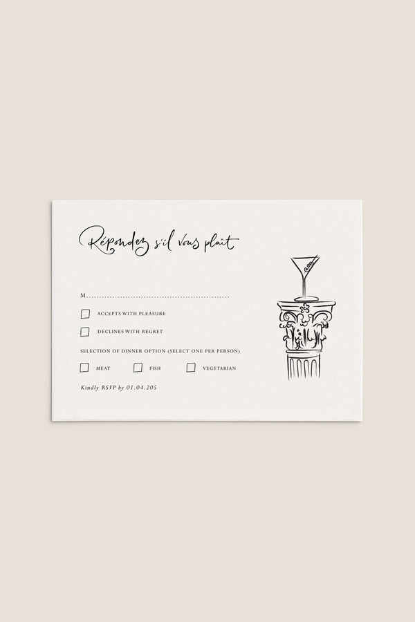 DELLA VITA / 01 RSVP Card