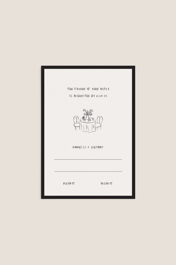 DELLA VITA / 02 RSVP Card