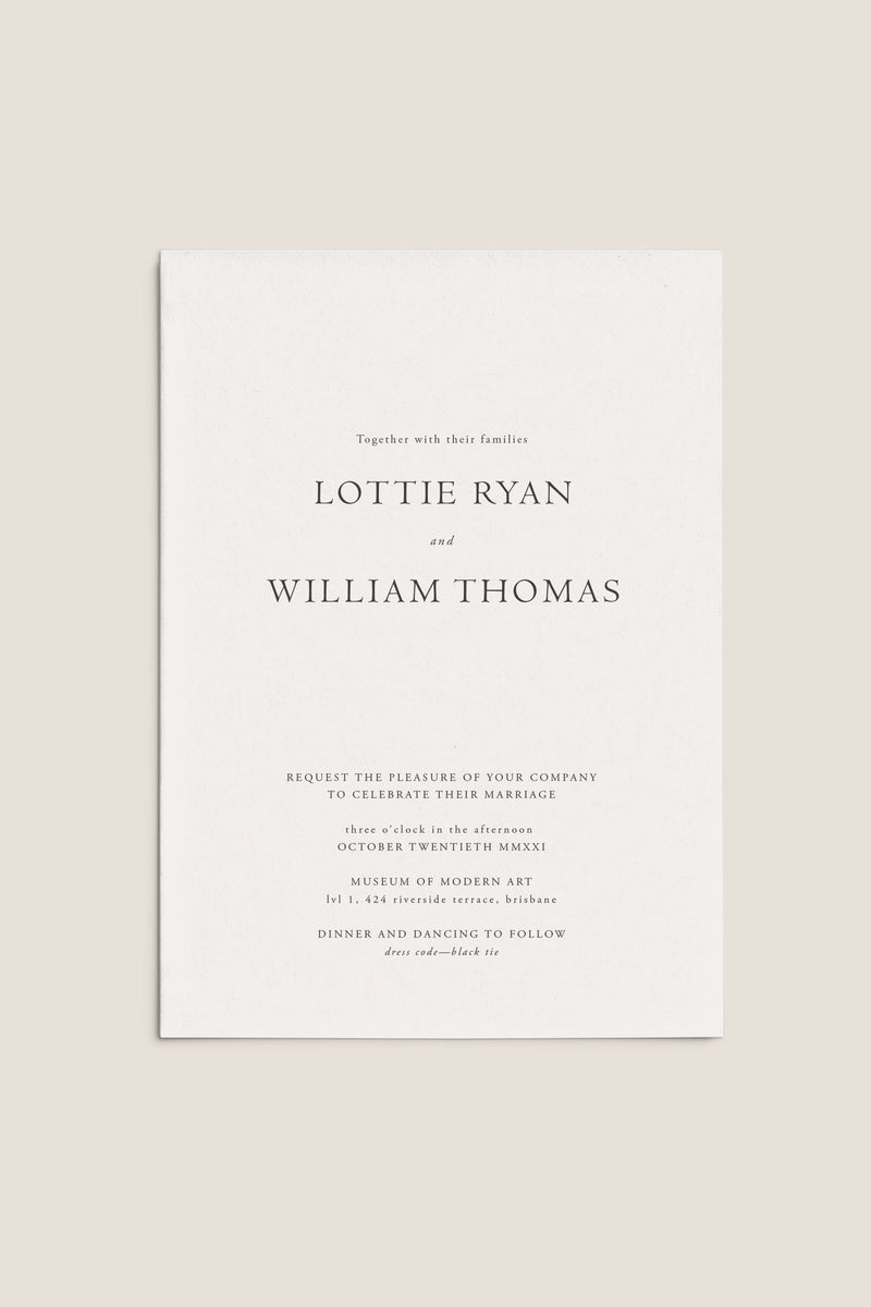 Lola Custom Invitation