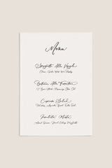 LUMIÈRE / Menu 03