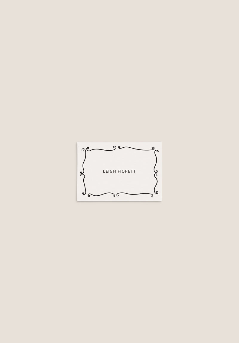 LUMIÈRE / Place Cards 01 (typography)