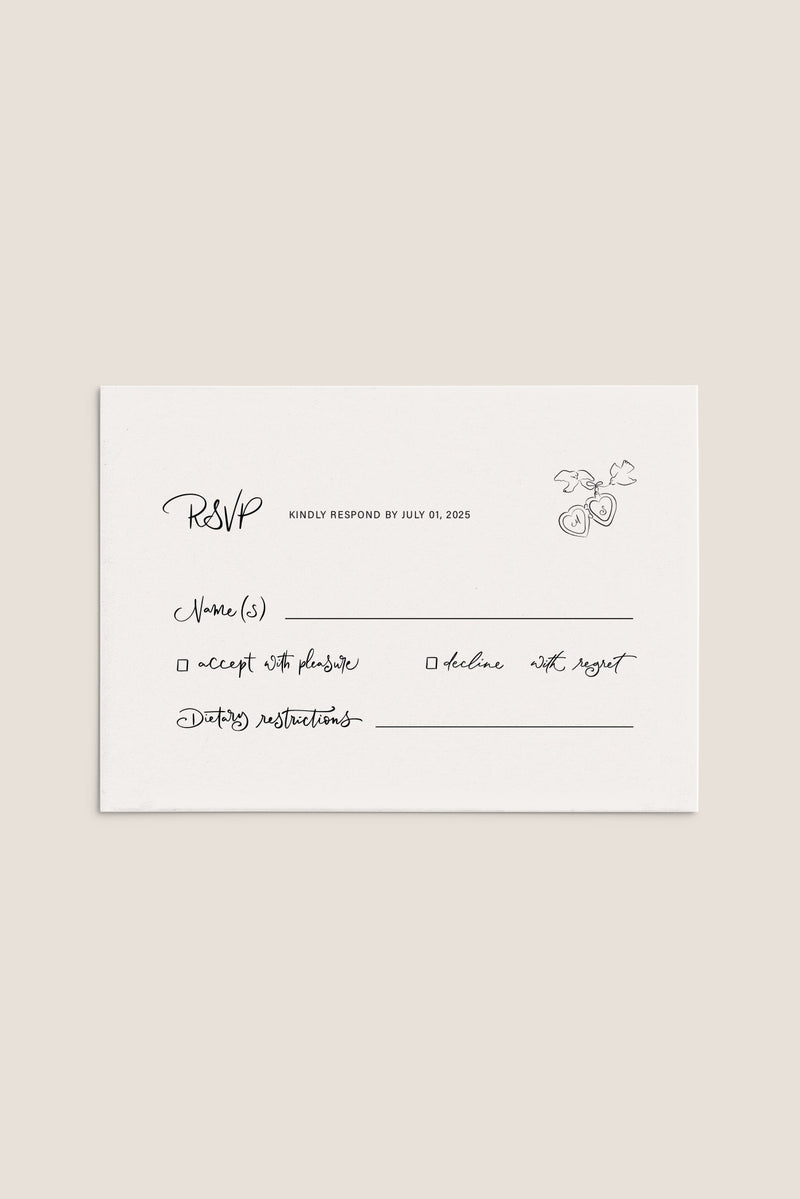 LUMIÈRE / 01 RSVP Card