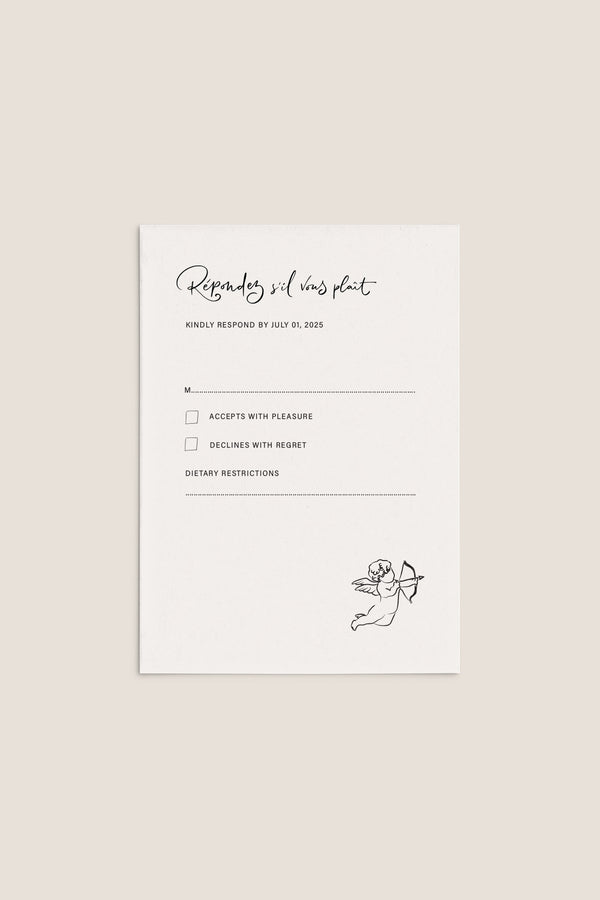 LUMIÈRE / 02 RSVP Card