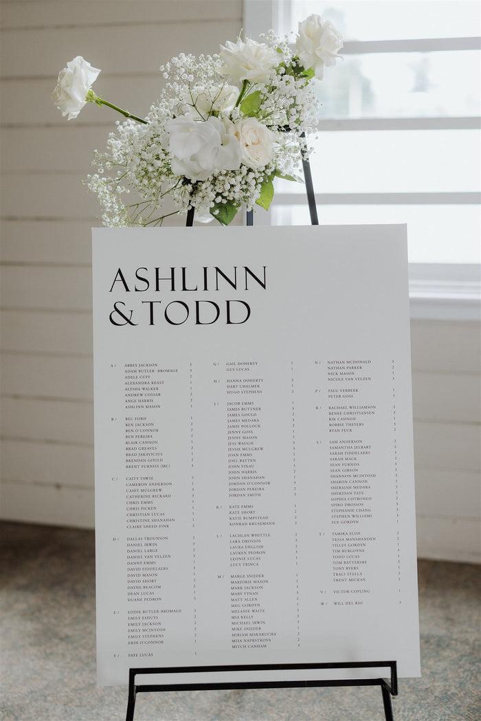 Ash & Todd | Melbourne Australia wedding stationary #3