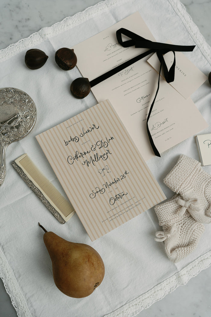Penelope's Baby Shower | Philadelphia, USA wedding stationary #9