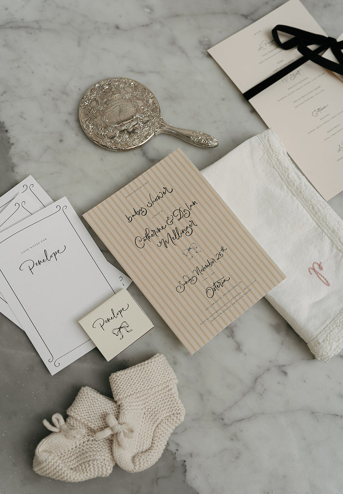 Penelope's Baby Shower | Philadelphia, USA wedding stationary #2