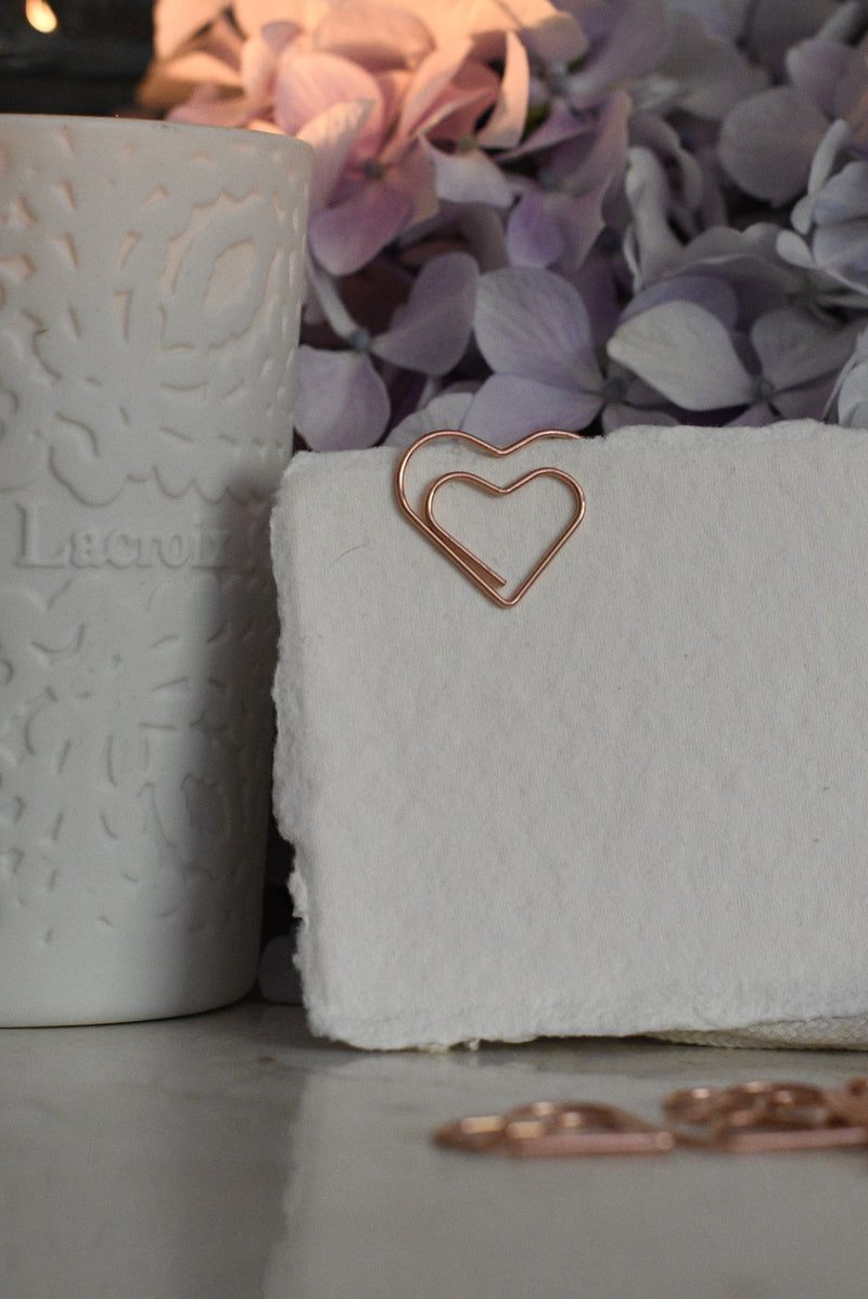 Heart Paperclip – Rose Gold