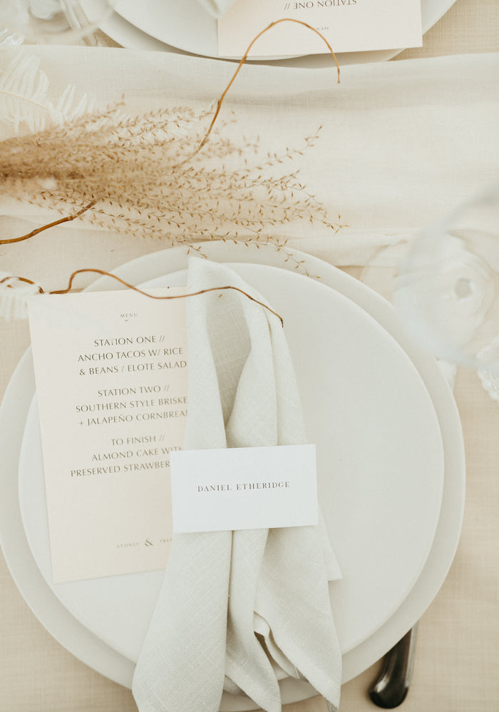 Sydney & Trent | Kingston Springs, TN wedding stationary #4