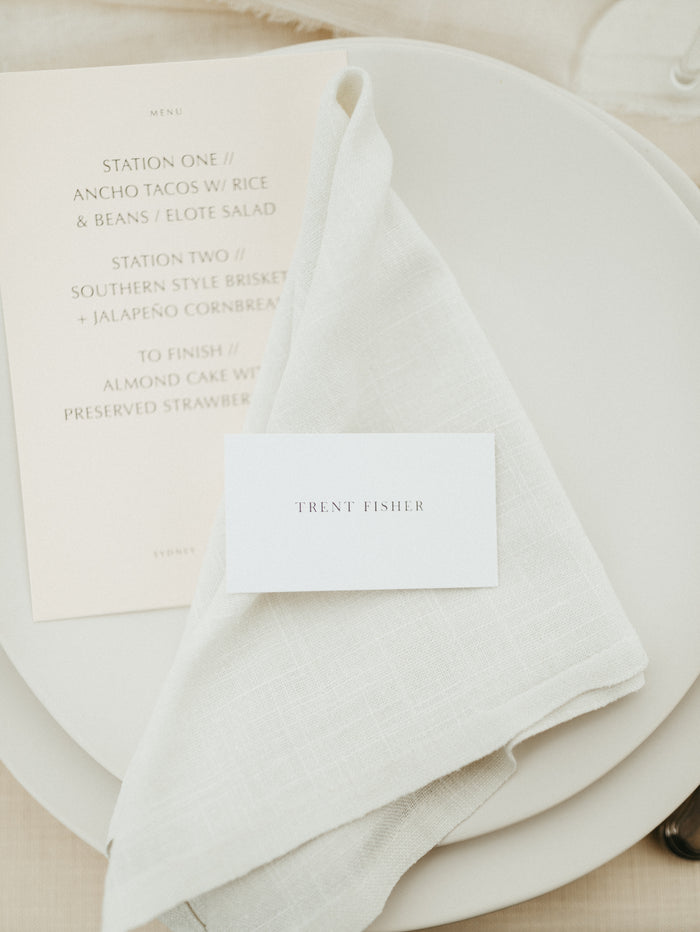 Sydney & Trent | Kingston Springs, TN wedding stationary #5