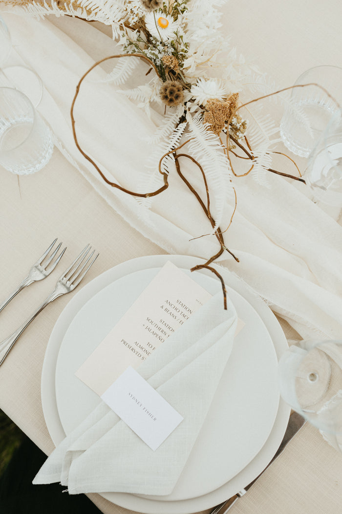 Sydney & Trent | Kingston Springs, TN wedding stationary #1