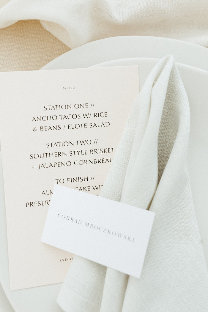 Sydney & Trent | Kingston Springs, TN wedding stationary #15