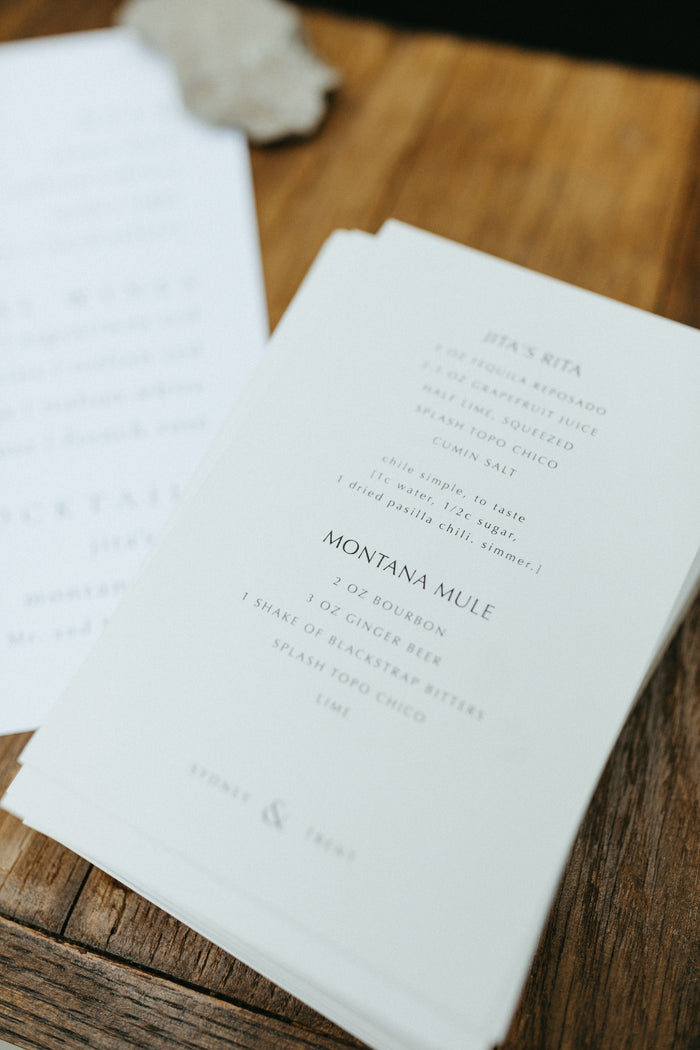 Sydney & Trent | Kingston Springs, TN wedding stationary #19