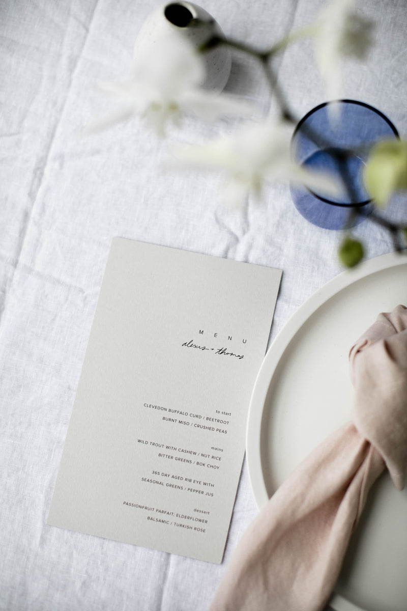 ALCHEMY / Menu 01