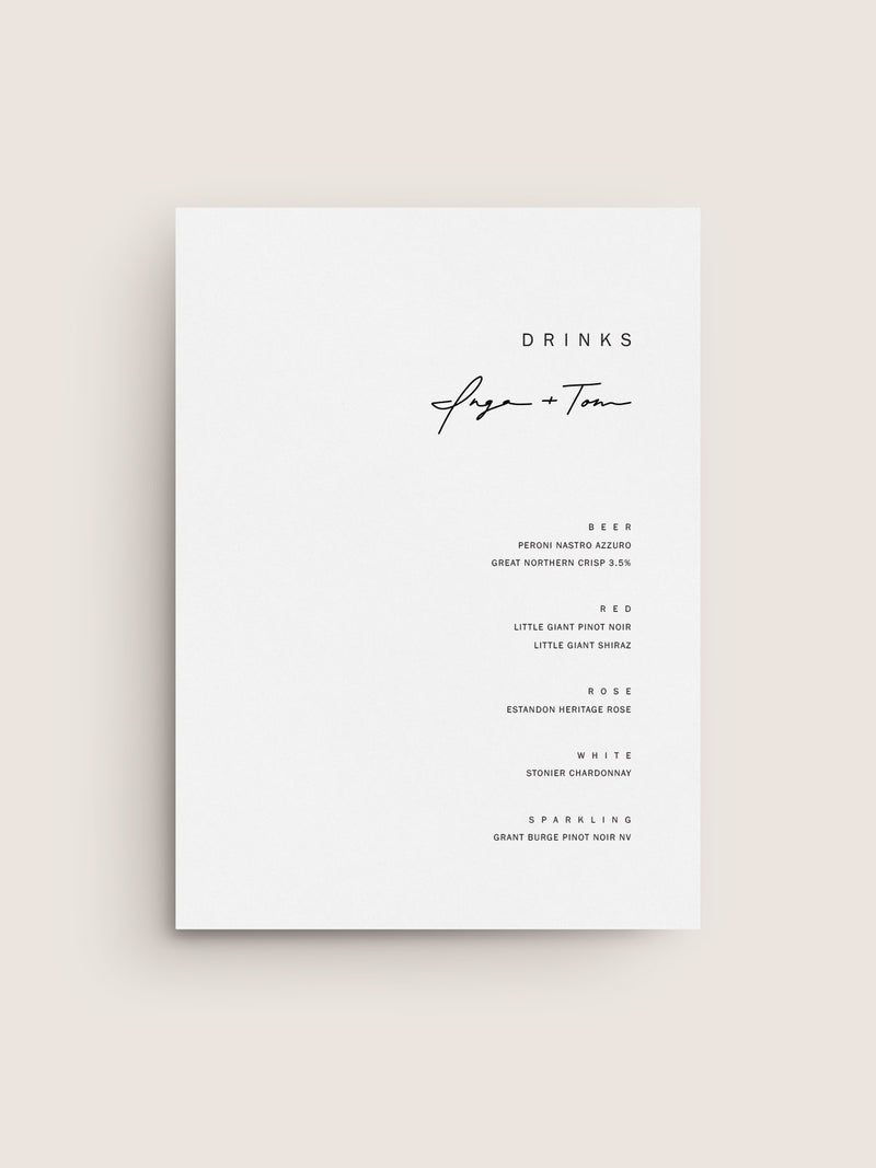 ALCHEMY / Bar Menu 02