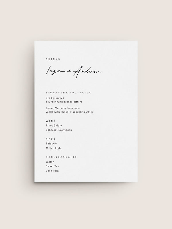 ALCHEMY / Bar Menu 03