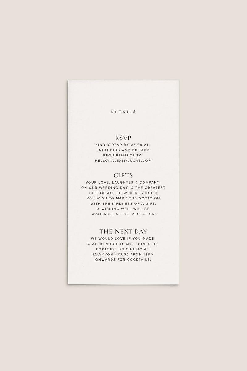 JANE Enclosure Card