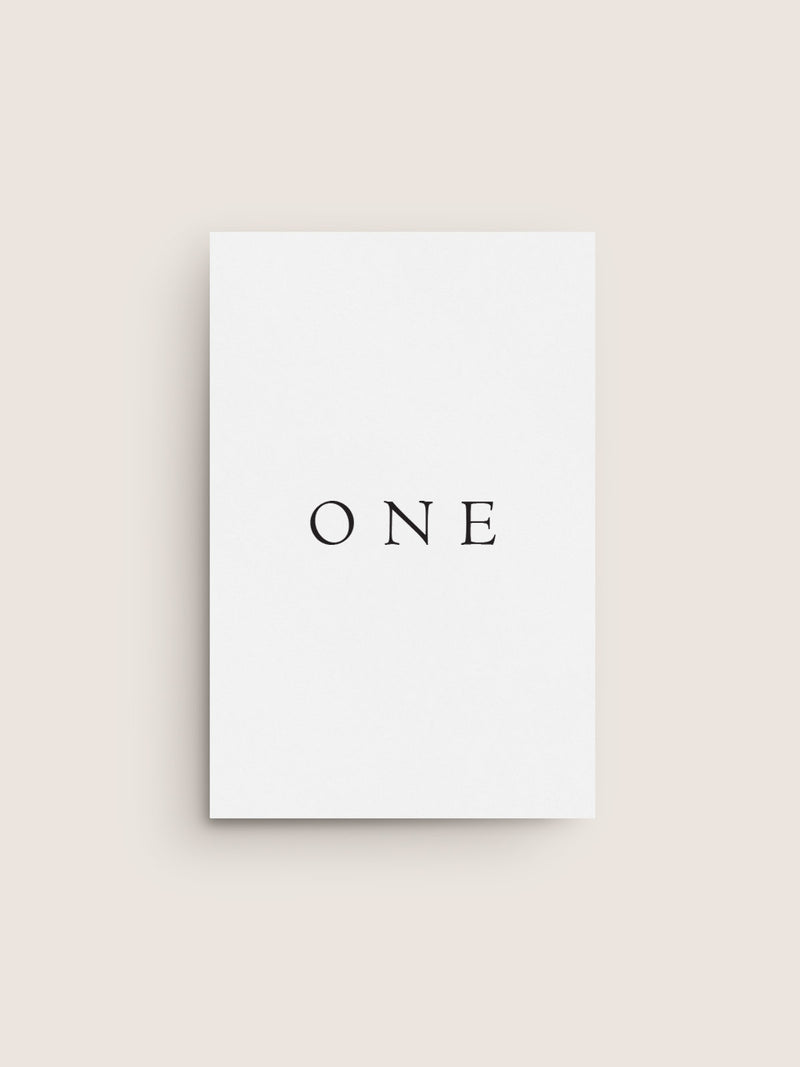 NARRATIVE / Table Number 01