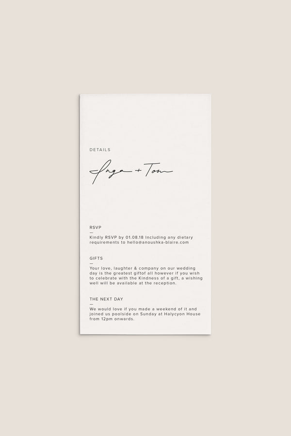 NEW ROMANTICS / 04 Enclosure Card