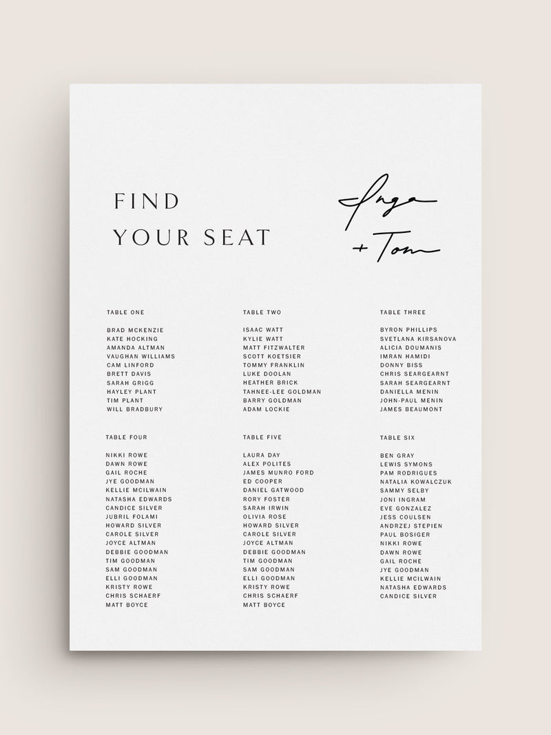 NEW ROMANTICS / Seating 02