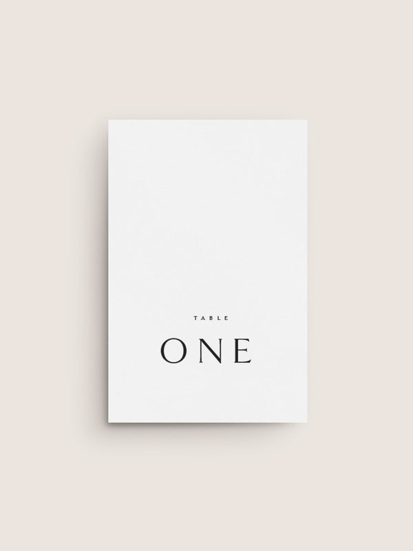 NEW ROMANTICS / Table Number 01