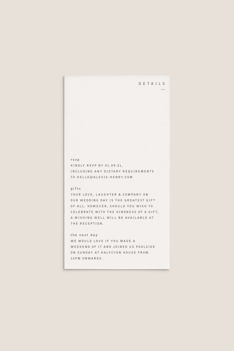 PALOMA Enclosure Card