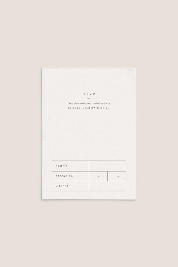 PALOMA RSVP Card