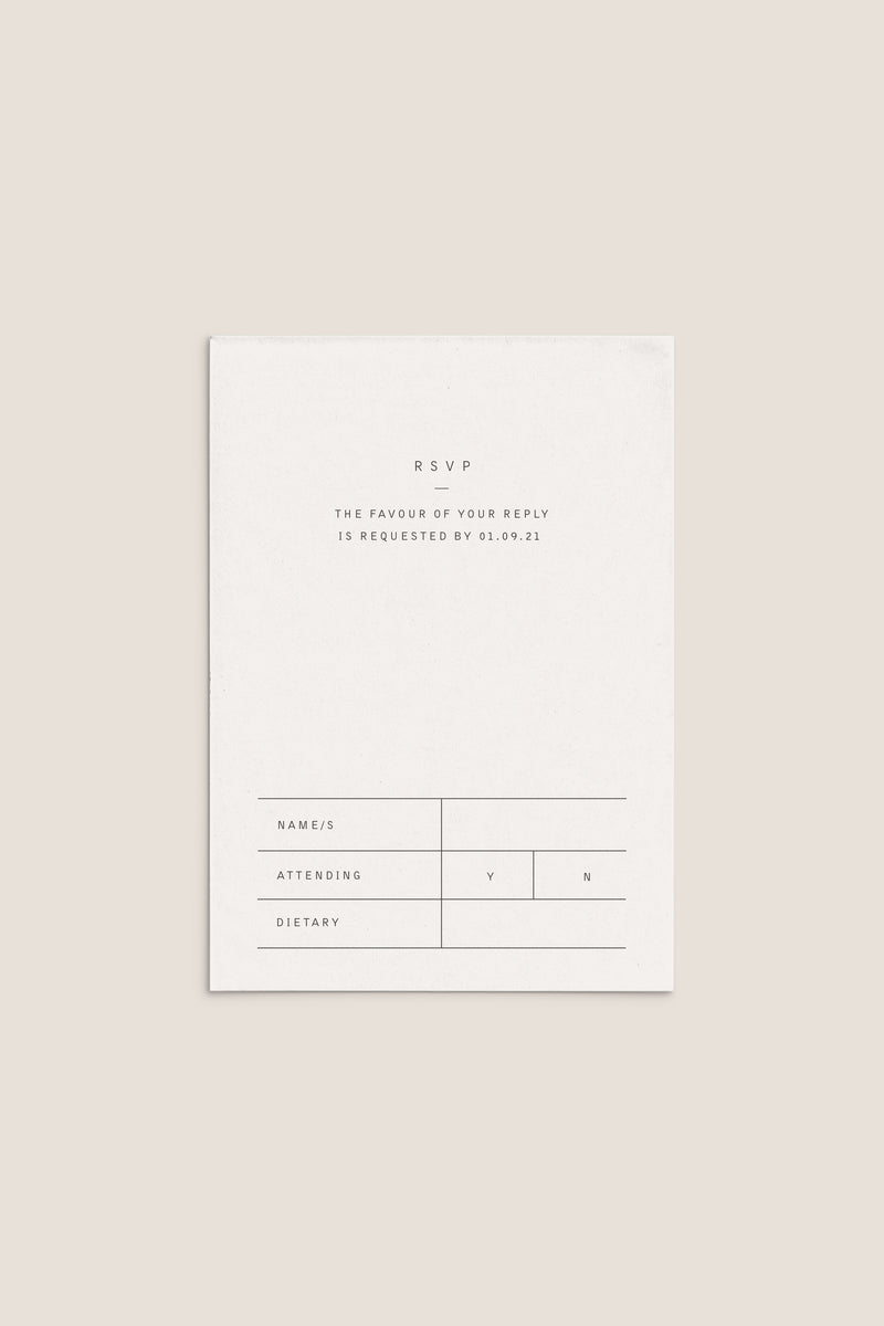 PALOMA RSVP Card